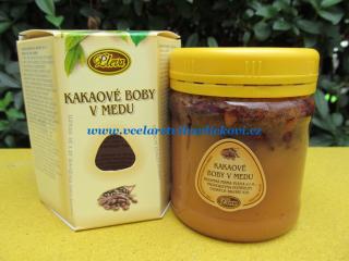 Kakaové boby v medu Pleva