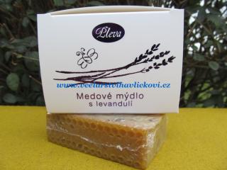 Medové mýdlo s levandulí Pleva (Tělová kosmetika)