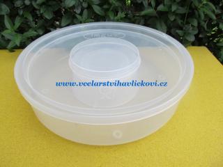 Plastové krmítko kulaté 1,8 L (Krmící potřeby)