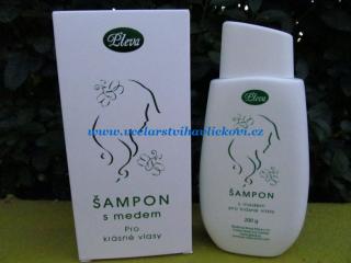 Šampon s medem Pro krásné vlasy Pleva (Vlasová kosmetika)