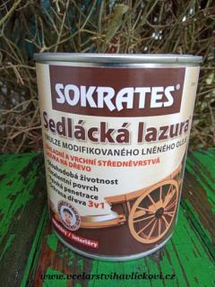 Sokrates Sedlácká lazura na dřevo ořech 0,7kg