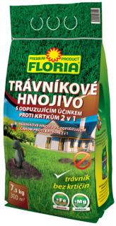 Trávníkové hnojivo Floria s odpuzujícím účinkem proti krtkům 7,5 kg