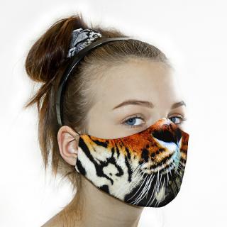 Designová rouška dámská - Tygr