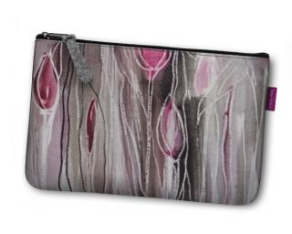 Kosmetická eko taška - Tulipány
