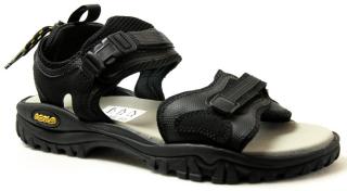ASOLO Scrambler black/black, pánské trekové sandály vel.13
