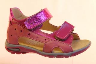 HILBY 2051 růžové, dětské sandály vel.22