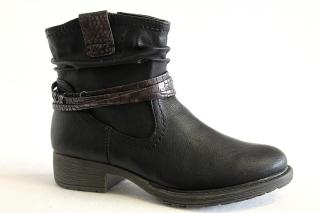 JANA Soft Line 25464-25 black, dámská zimní obuv vel.38