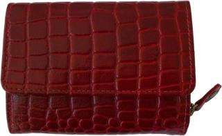 kožená peněženka dámská typ 449 červená - dámská peněženka