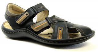 KRISBUT 1112-1 black, pánské sandály vel.45