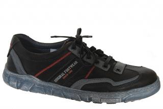KRISBUT 4645-1 black, pánská obuv vel.44