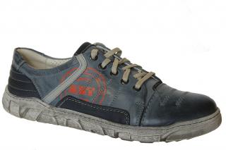 KRISBUT 4649-1 navy blue/grey, pánská obuv vel.44