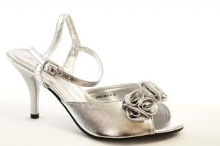 LA VITA JF552146 silver, dámská společenská obuv vel.38
