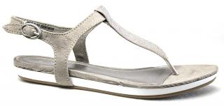MARCO TOZZI 28128-26 taupe, dámské sandály vel.40