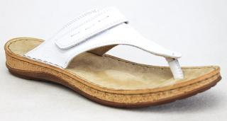 ORTO PLUS 4081-10 bílé , dámská obuv -  žabky vel.41