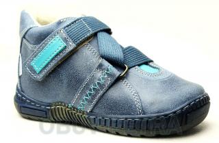 PEGRES 1402 modrá, dětská obuv vel.26