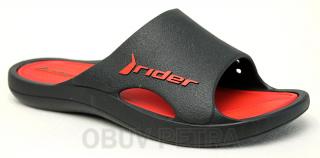 RIDER BAY V AD FF 81688 black/red, pánské pantofle vel.43