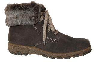 RIEKER Z0120-45 grey, dámská zimní obuv vel.41