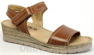 TAMARIS 28154-26 cognac sandály, dámská letní obuv vel.41