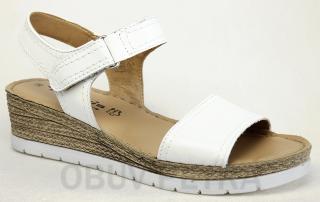 TAMARIS 28154-26 white sandály, dámská letní obuv vel.38