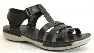 TAMARIS 28162-26 black sandály, dámská letní obuv vel.41