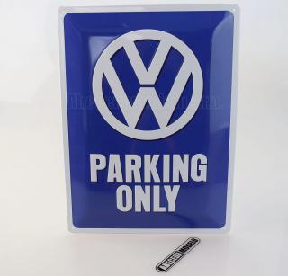 Plechová cedule VW Parking Only 40x30