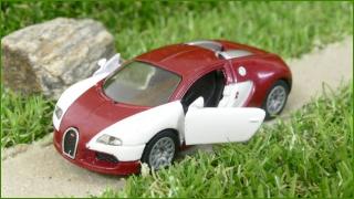 Angličák Siku Autíčko Bugatti 16.4 Veyron Grand Sport - horší levé dveře