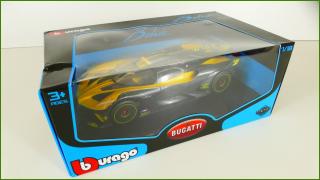 Kovový Model Bburago 1:18 Bugatti Bolide s Krabicí - Viz Popis