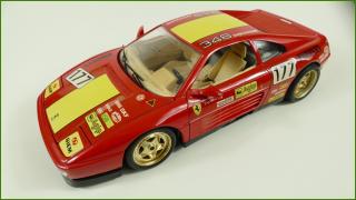 Kovový Model Bburago 1:18 - Ferrari 348 tb - (1989)