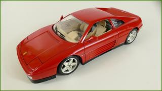 Kovový Model Bburago 1:18 - Ferrari 348 tb - (1989)