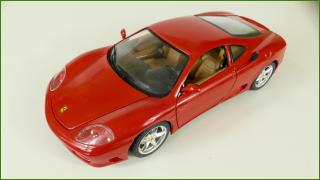 Kovový Model Bburago 1:18 - Ferrari 360 Modena - (1999)