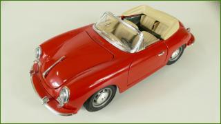 Kovový Model Bburago 1:18 - Porsche 356 B - (1961)