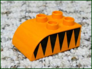 Lego® Duplo® 2x3 Oranžová - Motiv Tygr (Lego® Duplo®)