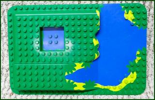 Lego® Duplo® 3D Podložka/Deska 16x24 s Řekou a Jezírkem (Lego® Duplo®)