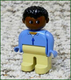 Lego® Duplo® Figurka Černoušek v Modrém (Lego® Duplo®)