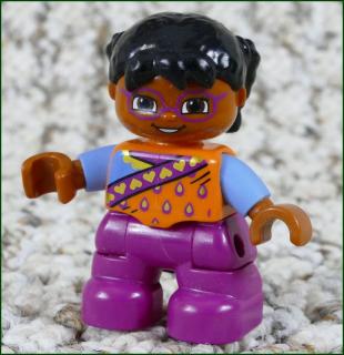 Lego® Duplo® Figurka Dítě s Brýlemi v Oranžovém (Lego® Duplo®)