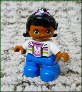 Lego® Duplo® Figurka Dítě s Černými Vlasy a Mašličkou (Lego® Duplo®)
