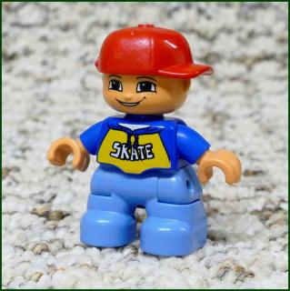 Lego® Duplo® Figurka Dítě Skate - Otočná Kšiltovka (Lego® Duplo®)