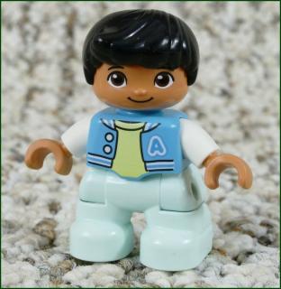 Lego® Duplo® Figurka Dítě v Modré Bundě s Písmenem A (Lego® Duplo®)