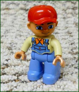 Lego® Duplo® Figurka Farmář ve Světle Modré (Lego® Duplo®)