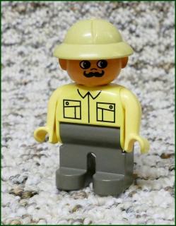 Lego® Duplo® Figurka Kovboj/Cestovatel Béžový (Lego® Duplo®)