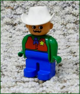 Lego® Duplo® Figurka Kovboj/Cowboy Šerif (Lego® Duplo®)