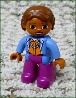 Lego® Duplo® Figurka Maminka Černoška s Korálky (Lego® Duplo®)