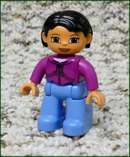 Lego® Duplo® Figurka Maminka Modro/Fialová (Lego® Duplo®)