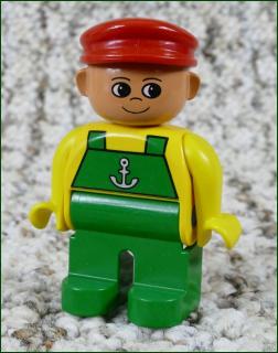 Lego® Duplo® Figurka Námořník Žluto/Zelený (Lego® Duplo®)