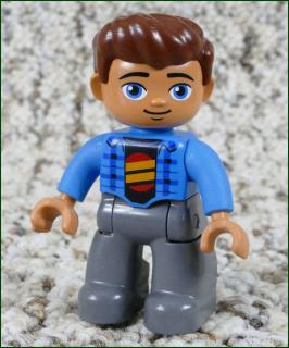 Lego® Duplo® Figurka Pán v Modré Bundě (Lego® Duplo®)