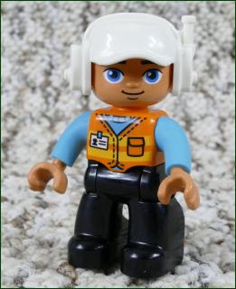 Lego® Duplo® Figurka Pilota s Bílou Helmou (Lego® Duplo®)