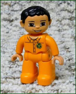 Lego® Duplo® Figurka Popelář Oranžový (Lego® Duplo®)