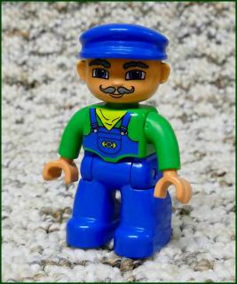 Lego® Duplo® Figurka Strojvedoucí Modro/Zelený (Lego® Duplo®)