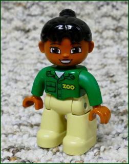 Lego® Duplo® Figurka Zoo Ošetřovatelka Černoška (Lego® Duplo®)