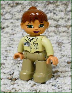 Lego® Duplo® Figurka Zoo Ošetřovatelka s Culíkem (Lego® Duplo®)